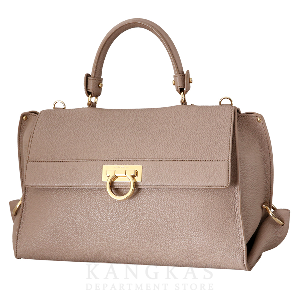 FERRAGAMO(USED)페레가모 레더 소피아 토트백